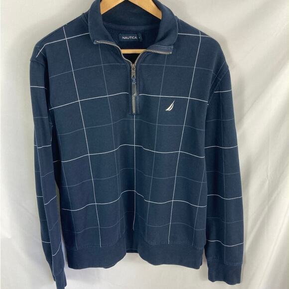 Nautica Men's 1/4 Zip Sweater Size Large - Picture 1 of 3